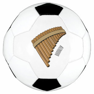 Cartoon Pan Flam / PanPipes Fußball