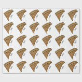 Cartoon Pan Flam / PanPipes Geschenkpapier (Flach)