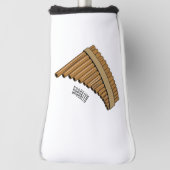 Cartoon Pan Flam / PanPipes Golf Headcover (Rotieren 90)