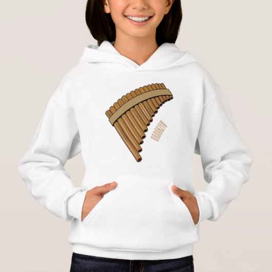 Cartoon Pan Flam / PanPipes Hoodie (Vorderseite)