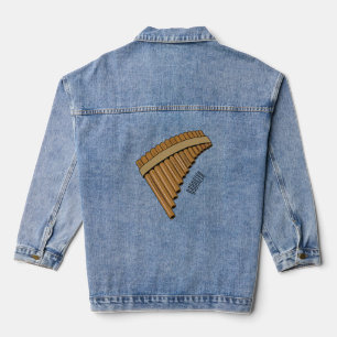 Cartoon Pan Flam / PanPipes Jeansjacke