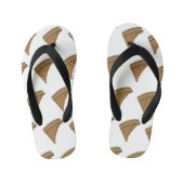 Cartoon Pan Flam / PanPipes Kinderbadesandalen (Fußbett)