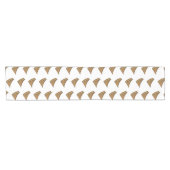 Cartoon Pan Flam / PanPipes Kurzer Tischläufer (Horizontal)