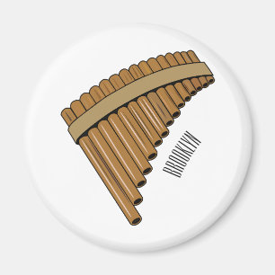 Cartoon Pan Flam / PanPipes Magnet