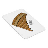 Cartoon Pan Flam / PanPipes Magnet (Rechte Seite)