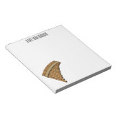 Cartoon Pan Flam / PanPipes Notizblock (angewinkelt)
