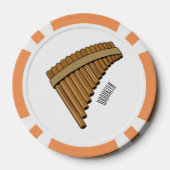 Cartoon Pan Flam / PanPipes Pokerchips (Rückseite)