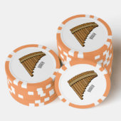 Cartoon Pan Flam / PanPipes Pokerchips (Stapel)
