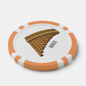 Cartoon Pan Flam / PanPipes Pokerchips (Einzeln)