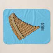 Cartoon Pan Flam / PanPipes Sherpadecke (Vorderseite (Horizontal))