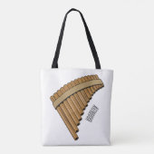 Cartoon Pan Flam / PanPipes Tasche (Rückseite)