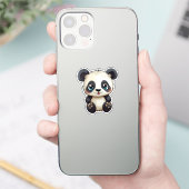 Cartoon Panda Aufkleber (Telefon)