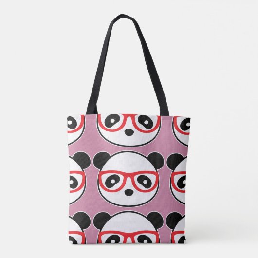 Cartoon-Panda-Bärn-Tasche Tasche (Rückseite)