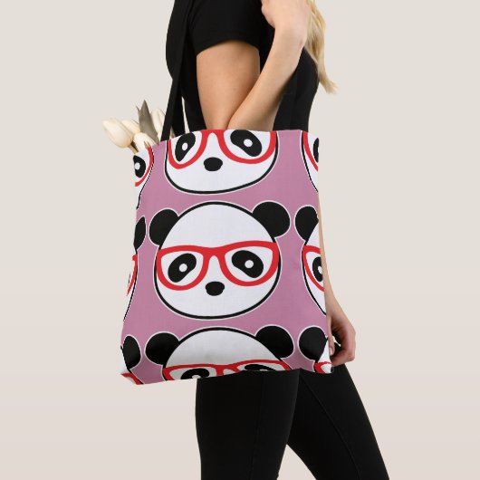 Cartoon-Panda-Bärn-Tasche Tasche (Von Nahem)