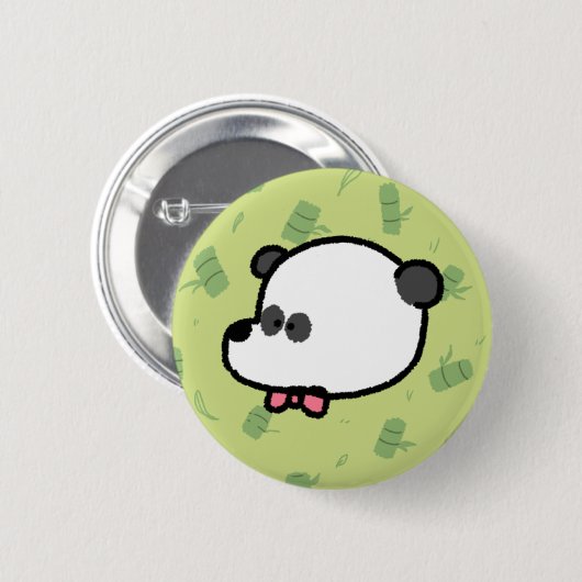 Cartoon Panda Button (Vorne & Hinten)