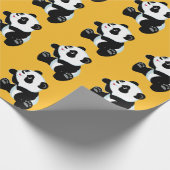 Cartoon Panda Geschenkpapier (Ecke)