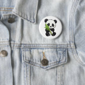 Cartoon Panda Illustration Button (Beispiel)