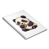 Cartoon Panda Illustration Notizblock (Rechte Seite)