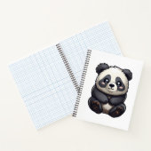 Cartoon Panda Illustration Notizblock (Innenseite)
