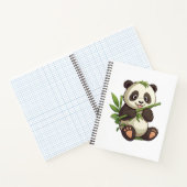 Cartoon Panda Illustration Notizblock (Innenseite)