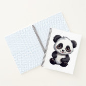 Cartoon Panda Illustration Notizblock (Innenseite)
