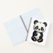 Cartoon Panda Illustration Notizblock (Innenseite)