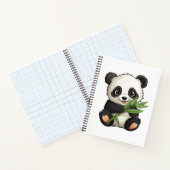 Cartoon Panda Illustration Notizblock (Innenseite)