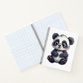 Cartoon Panda Illustration Notizblock (Innenseite)