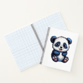 Cartoon Panda Illustration Notizblock (Innenseite)