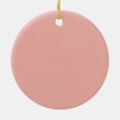 Cartoon Panda Portrait mit Sakura Blume Keramik Ornament (Hinten)