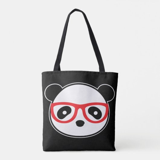 Cartoon Panda Purise - Leon the Panda Bärenbeutel Tasche (Rückseite)