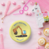 Cartoon-Papierfräser für niedliche Orangengrabmess Pappteller (Party)