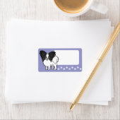 Cartoon Papillon Adressaufkleber (Insitu)