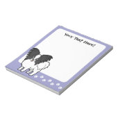 Cartoon Papillon Notizblock (Rotiert)