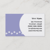 Cartoon Papillon Visitenkarte (Rückseite)