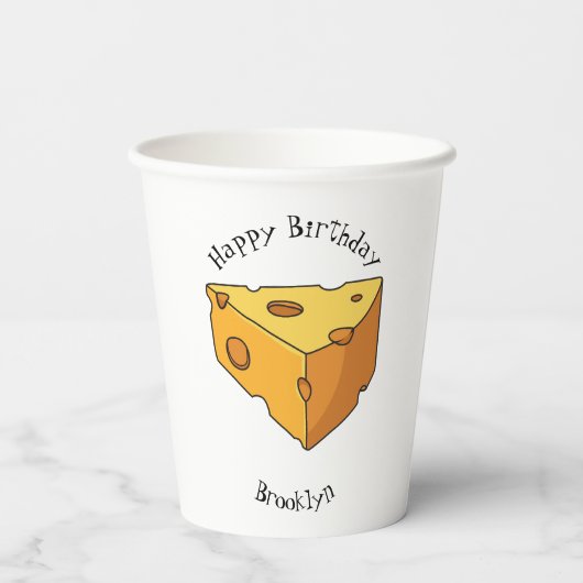 Cartoon Pappbecher (Rückseite)