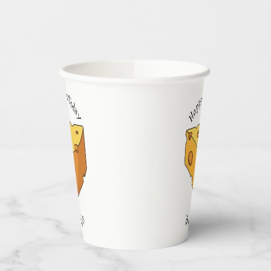 Cartoon Pappbecher (Links)