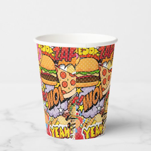 Cartoon Pappbecher (Rechts)