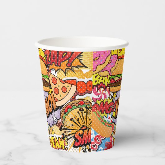 Cartoon Pappbecher (Vorderseite)