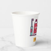 Cartoon Pappbecher (Vorderseite)