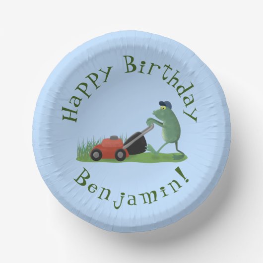 Cartoon Pappteller (Vorderseite)