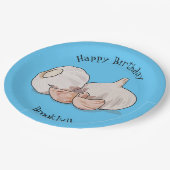 Cartoon Pappteller (Schrägansicht)