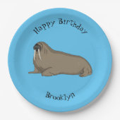 Cartoon Pappteller (Vorderseite)