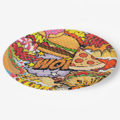 Cartoon Pappteller (Schrägansicht)