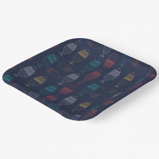 Cartoon Pappteller (Gewinkelt)