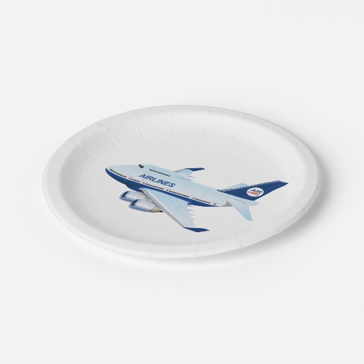 Cartoon Pappteller (Schrägansicht)