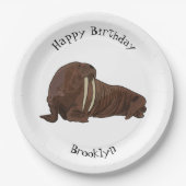 Cartoon Pappteller (Vorderseite)