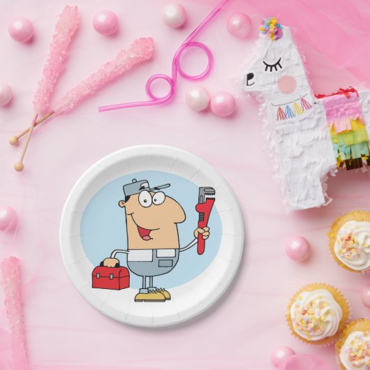 Cartoon Pappteller (Party)