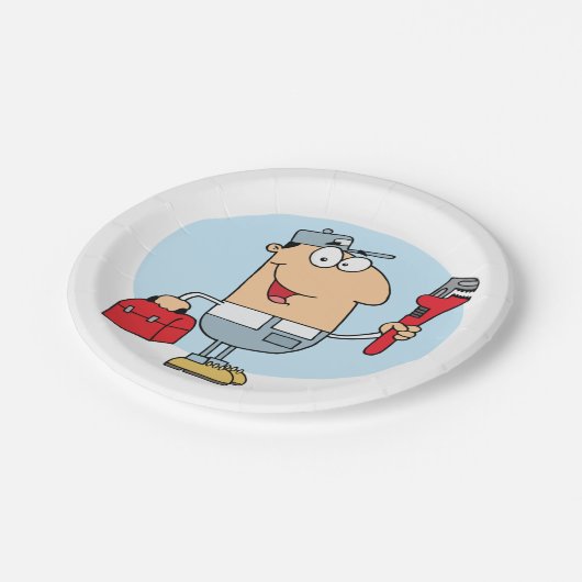 Cartoon Pappteller (Schrägansicht)