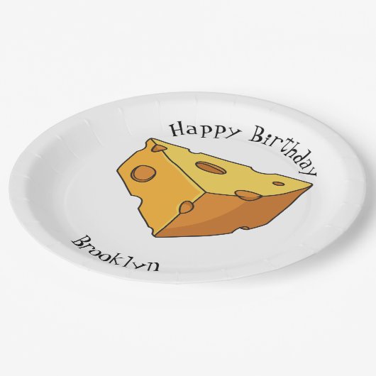 Cartoon Pappteller (Schrägansicht)